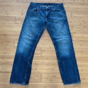 Banana Republic Dark Blue Vintage Straight Jeans 31x32